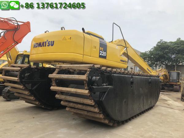 30000kg 2013 máquina escavadora usada do ano PC220-7 16m KOMATSU