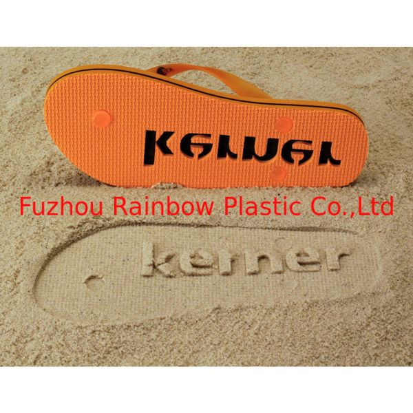 full color printined eva die cut and embossed  Women Flip flops  thongs sliper manufacturer