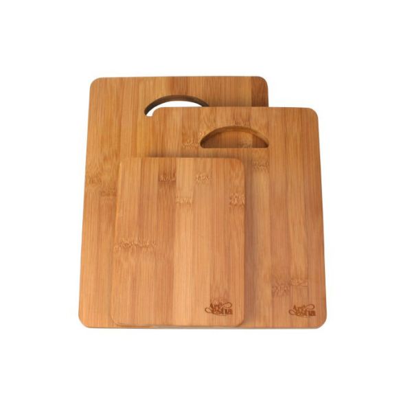 Factory Direct Sell Thick  Wooden Bamboo Cutting Board chopping board set