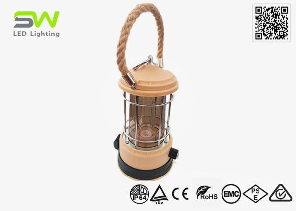 Warm White 200 Lumens Solar Powered Led Camping Lights Dimmable Indoor Outdoor