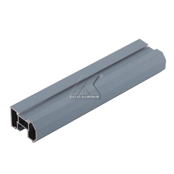 ODM Anodization Grey Wardrobe Aluminum Profile Diameter 5-800mm
