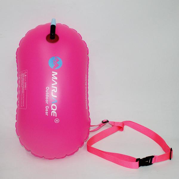 Bubble Safety PVC Open Water Swimming Float With Adjustable Waist Belt