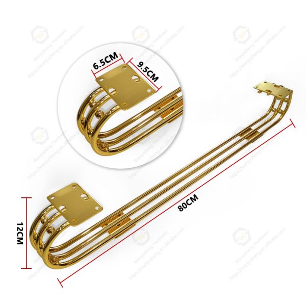 Newly Designed Decorative Hardware Furniture Legs Gold Cabinet Feet Household Sofa Metal Base Frames and Long Iron Sofa Legs