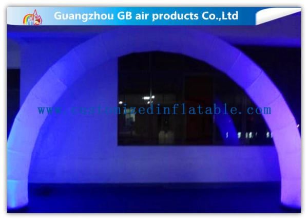 Outdoor Arch Shape Inflatable Lighting Decoration Stage Lighting For Wedding / Party
