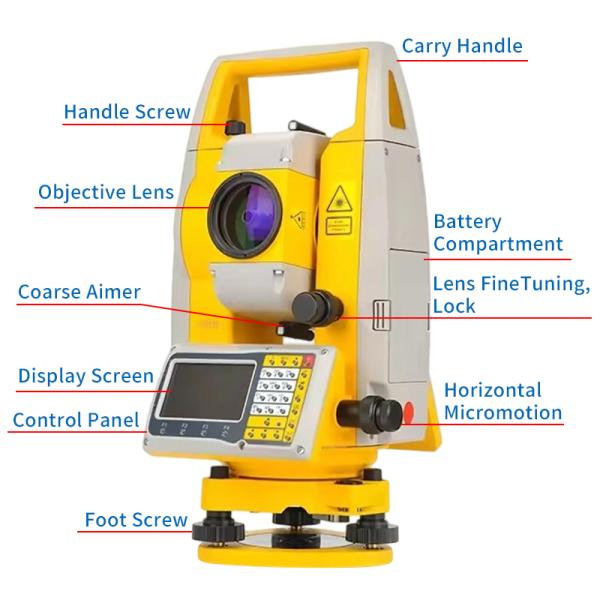 NTS-332R15M Total Station with 1500m Prism-free Range