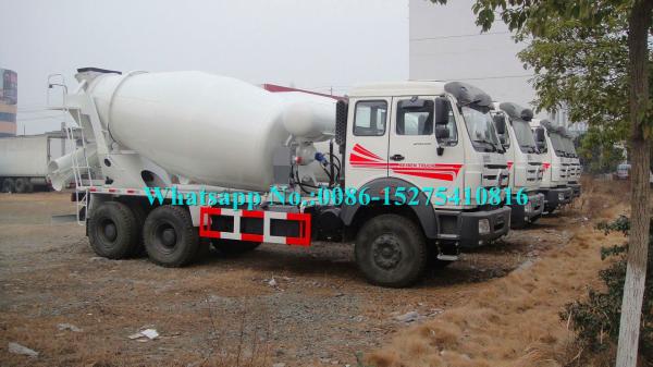 2638 380hp Beiben North Benz Brand New 6x4 10 wheeler 8cbm Concrete Cement Transit Mixer Truck for DR CONGO