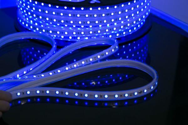 Red / Green / Blue Exterior LED Flexible Strip Lights , Outdoor Led Rope Lights
