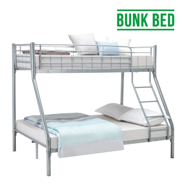 Modern Heavy Duty Steel Bunk Beds Sturdy Metal Frame Long Lasting Durability