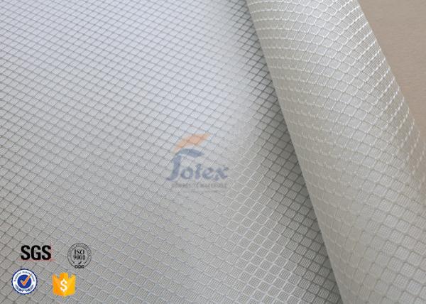 De pano revestido de prata da fibra de vidro da tela do Weave de cetim 220gsm isolação térmica