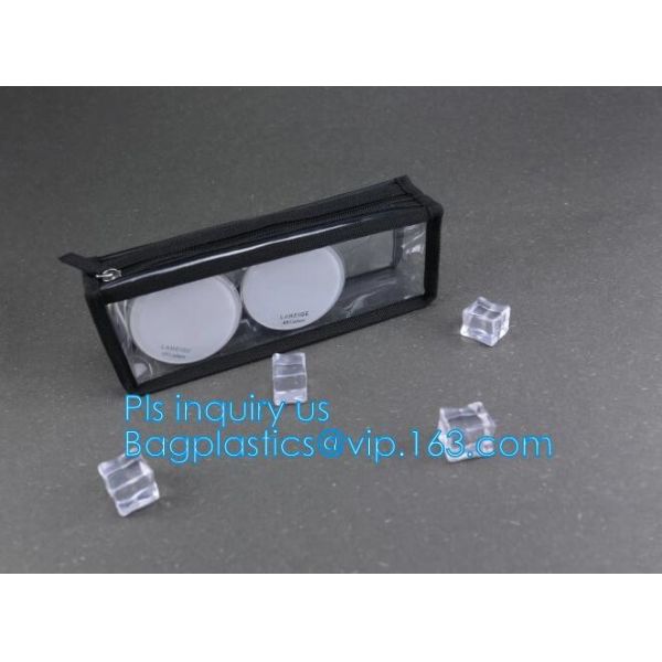 file pouch slider zipper bag, slider zipper bag for jewellery, pencil case, Clear Soft Pvc Zipper Blanket Packing Bag Ha