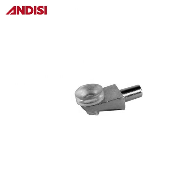 Nickel Plated Zinc Alloy Glass Shelf Clamp Bracket for 5/6mm Glass Shelves Support