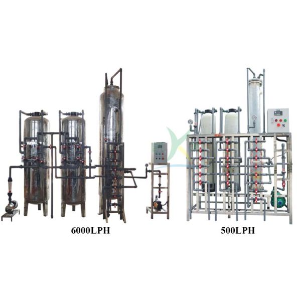 Стекло волокна фильтра 3000ЛПХ кровати систем умягчителя воды ионной реакции СС 304 смешанное