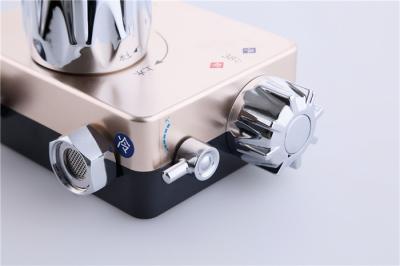 Double Switch Shower Thermostatic Control Valve , 1/2 Inch Thermo Shower Valve