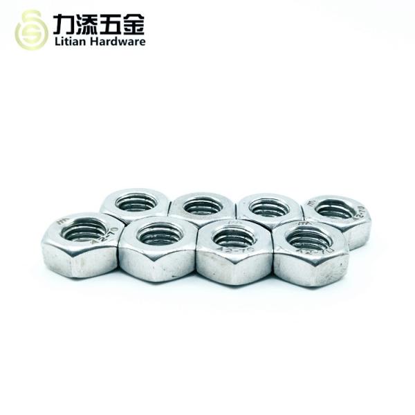 Stainless Steel Metal Hex Nut DIN934 DIN439 M1.6 M2 M3 M4 M6 M8 33mm