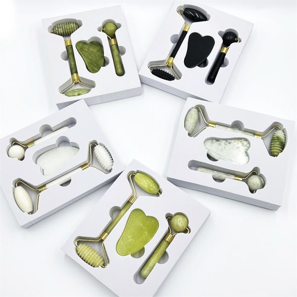 Waterproof Face Lift Gua Sha Face Roller for Facial Beauty and Slimming Massager