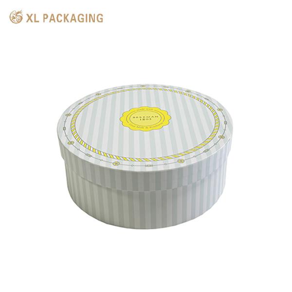 ﻿XL Packaging Custom Printed Cosmetic Boxes Gift Flower Skin Care Cosmetic Tube Box 1200mm Paper Board With 157gsm Art Paper Lining Gold Foil Stamping  Lid And Base Box Luxury Packaging