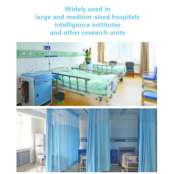 Multifunctional Adjustable Medical Bedside Table Hospital Durable Steel Lockers