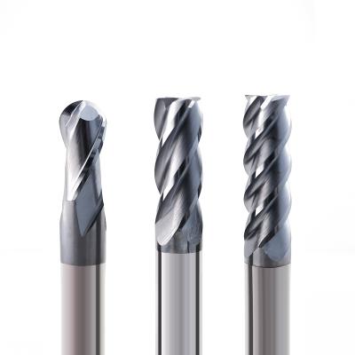8mm Carbide Flat End Mill 4 Flutes for Metal Milling