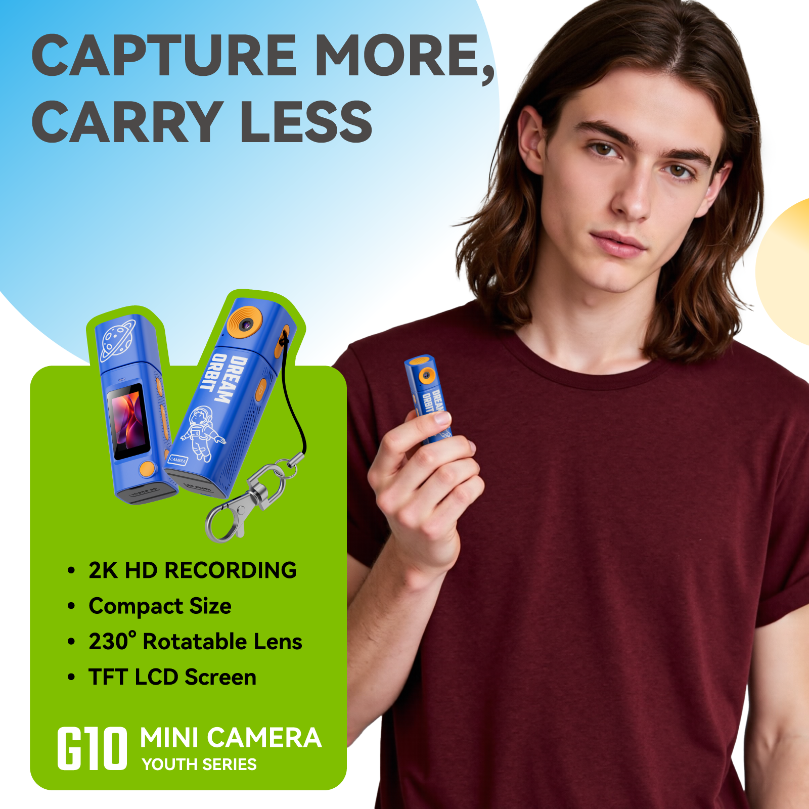 G10 Mini Thumb recording Camera Student Outdoor Sports Video Camera