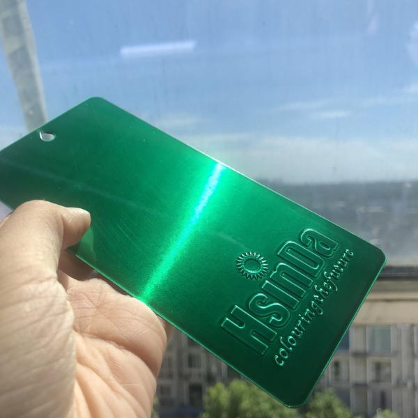 Candy Green Shiny Powder Coating Smooth Effect Easy Cleaning for Car Part