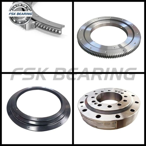 Single Row 013.14.506 Lightweight Internal Gear Four Point Contact Ball Slewing Bearing