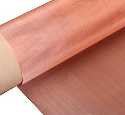 Maillage en cuivre tissé avec bord fendu, résistant à la corrosion atmosphérique et à l'humidité