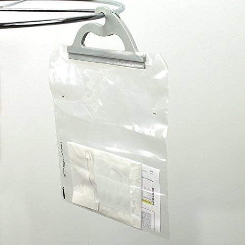 Hanging Storage Bags, 10-Pack Of 12 X 9-Inch Clear Plastic Bags For Classroom, Library, And Pharmacy Use