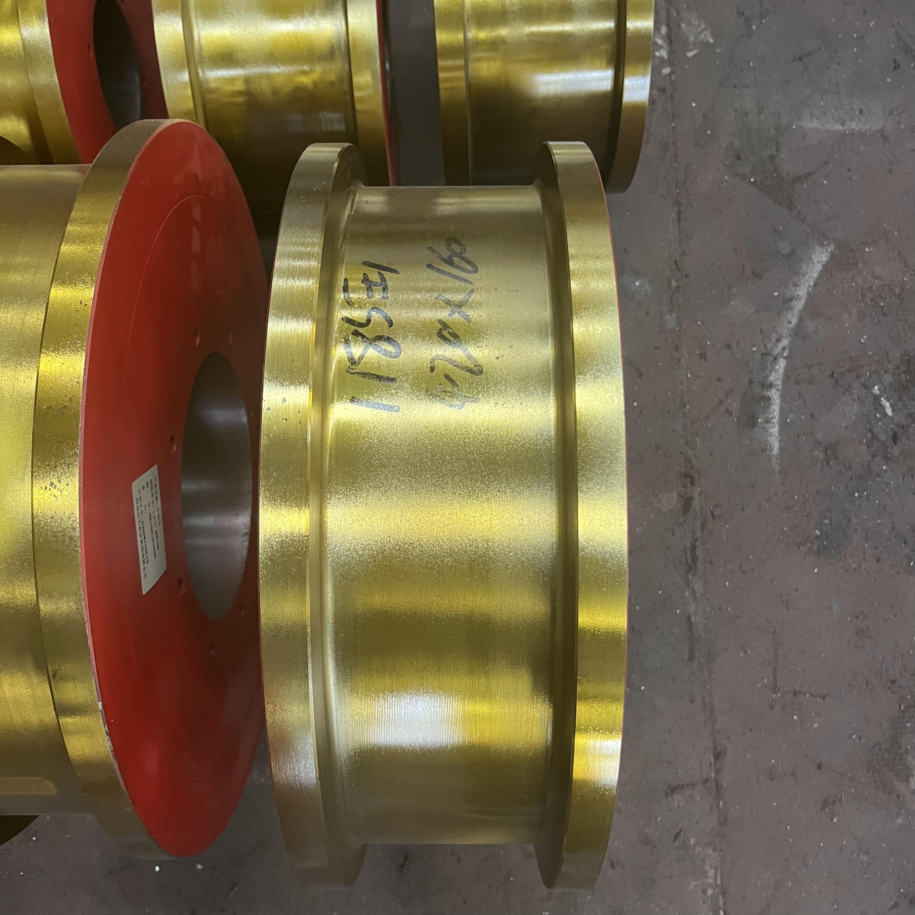 Heat Treated ISO 9001 Certified Crane Wheels with Tapered Roller Bearing for Smooth Crane Operations