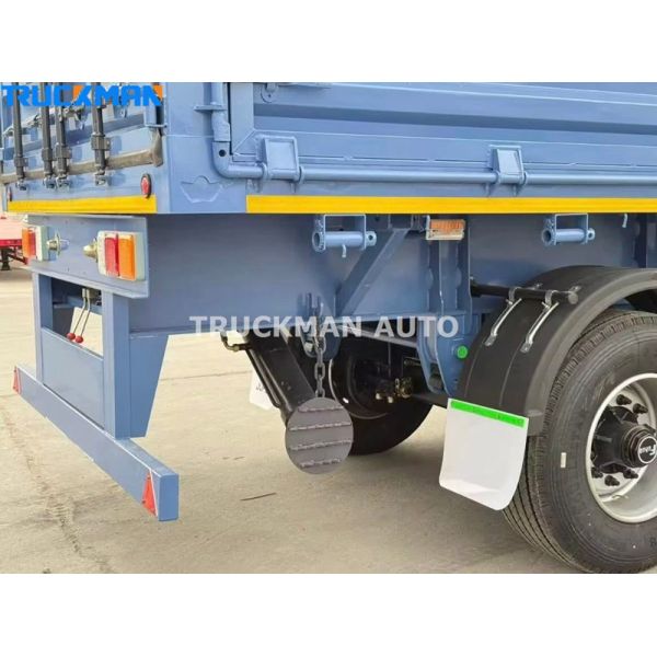 Factory Price 4 Axle 60 Tons Side Wall Trailer For Bulk Cargo
