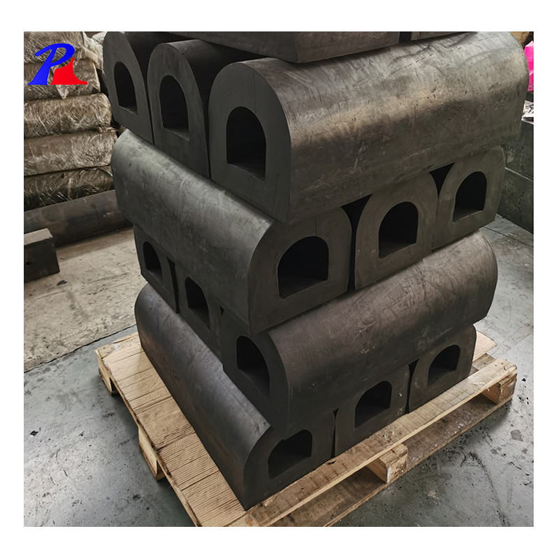 Boat Dock Ship Rubber Fender D-Shape Loading Dock Bumper for All Weather Conditions