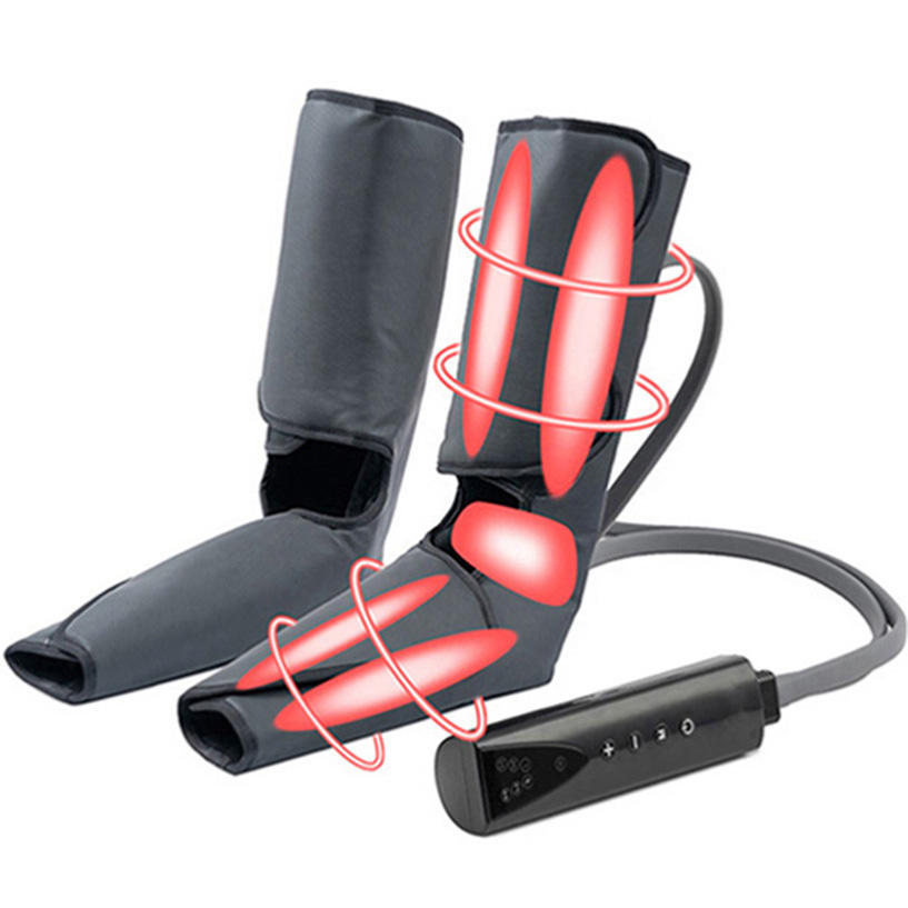 Rechargeable Air Compression Leg Massager with 4 Massage Modes for Blood Circulation and Recovery