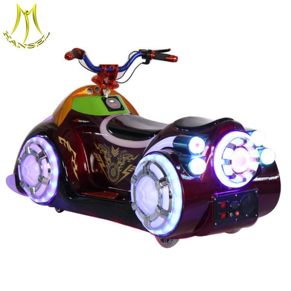 Hansel  indoor mall kids battery operated motor bike for sale 12v amusement ride on motorcycle