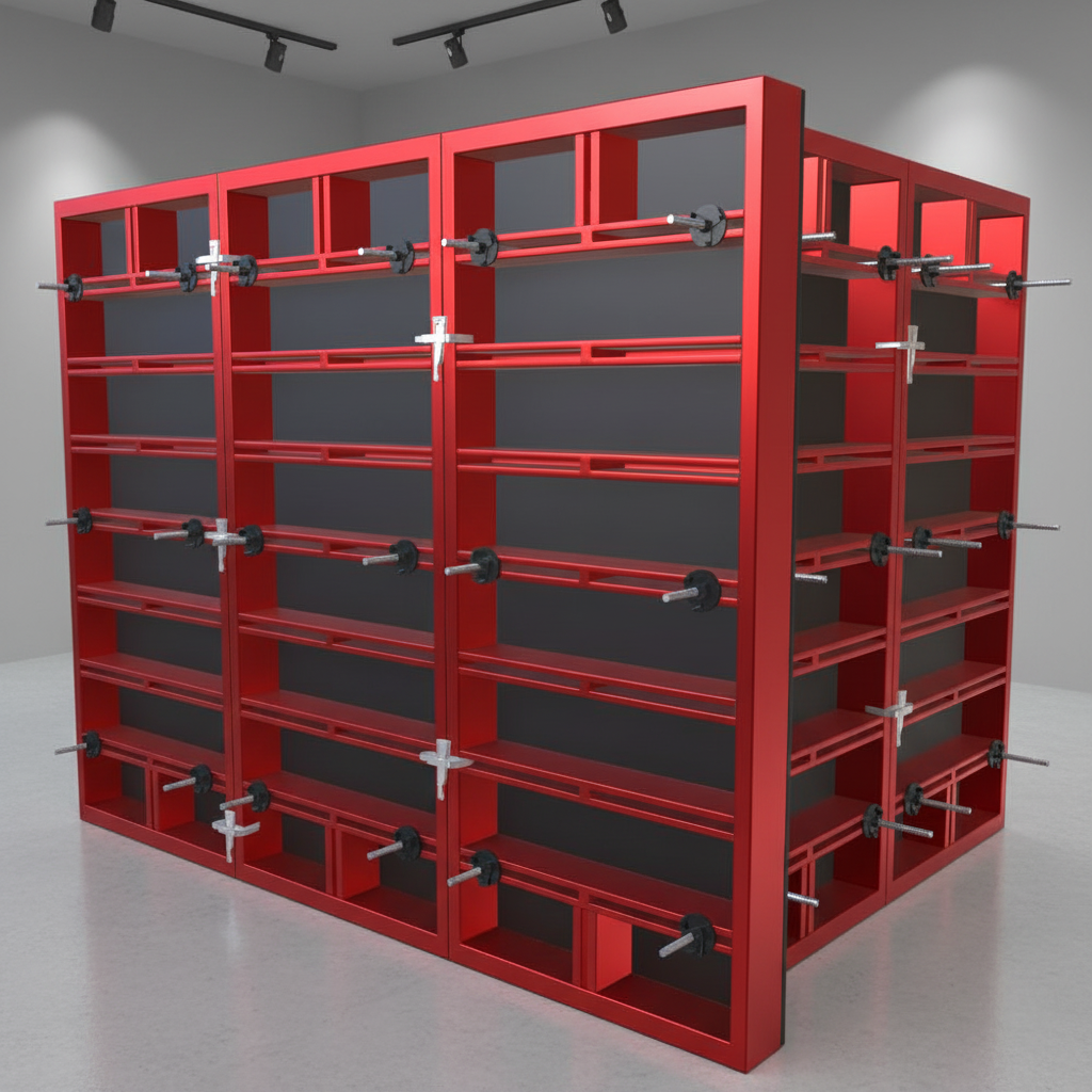 Corrosion Resistant Alu Formwork Durable Lightweight Concrete Formwork For Commercial Complex