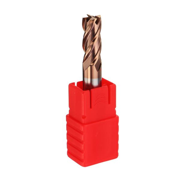 55 moinhos de extremidade contínuos do carboneto de Hrc/4mm 4 Flute ferramentas do CNC do moinho de extremidade