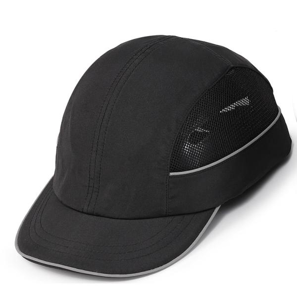 ABS Safety Hard EN812 Baseball Bump Caps 60cm With Chin Strap Lightweight