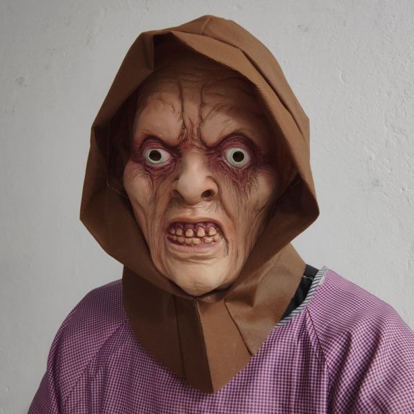 Breathable and Comfortable Latex Creepy Mask One Size Fit Most for Spooky Entertainment