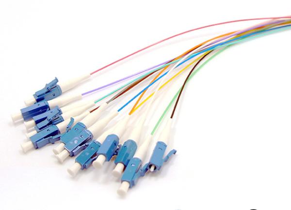 12 Color Fiber Optic Cable Pigtail Set Singlemode G652D G657A1 LCUPC SM Simplex