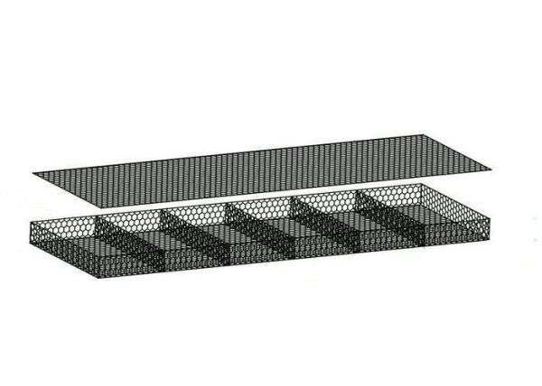 Colchones hexagonales torcidos doble de Gabions y de  tamaño de 60 * 80 ímetros