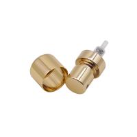 Pompe fine de pulvérisateur de parfum de brume de cuir embouti avec de l'or Fea15 argenté de collier