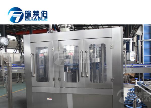 Auto Glass Bottle Filling Line Drinking Water Rinsing Filling Capping Equipment