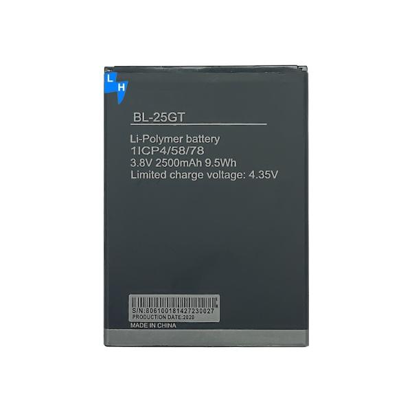 BL-25GT Mobile Phone Battery Replacement for Tecno N9 N9S MOQ 3.8V 2500mAh