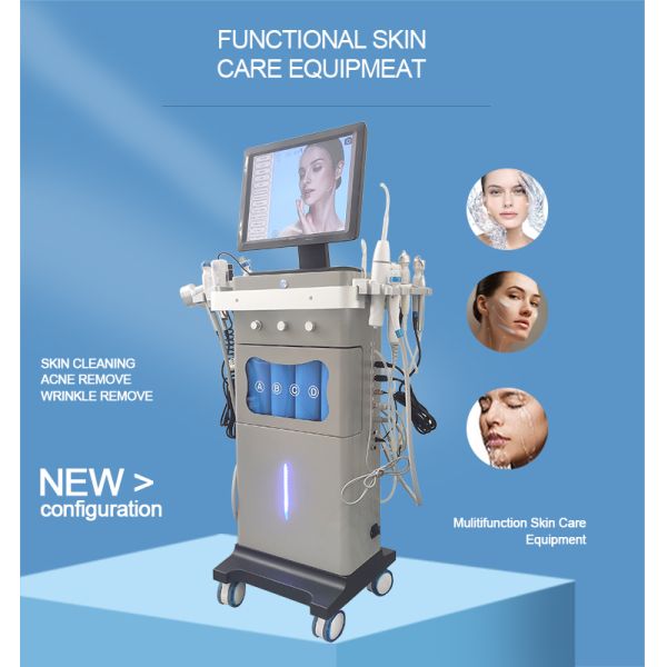 Fábrica de hidrofacial Dermabration agua de chorro de oxígeno Aqua peeling cuidado de la piel Hydra máquina