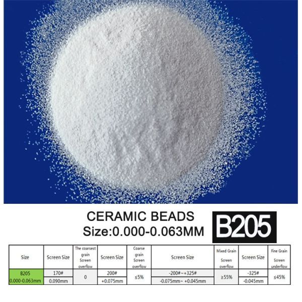 Круглый керамический шарик B205 взрывая для автоматической Sandblasting машины