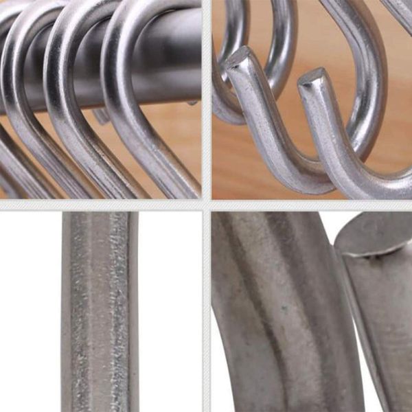 Stainless Steel S Hooks for Heavy Duty Hanging in Industrial Environments
