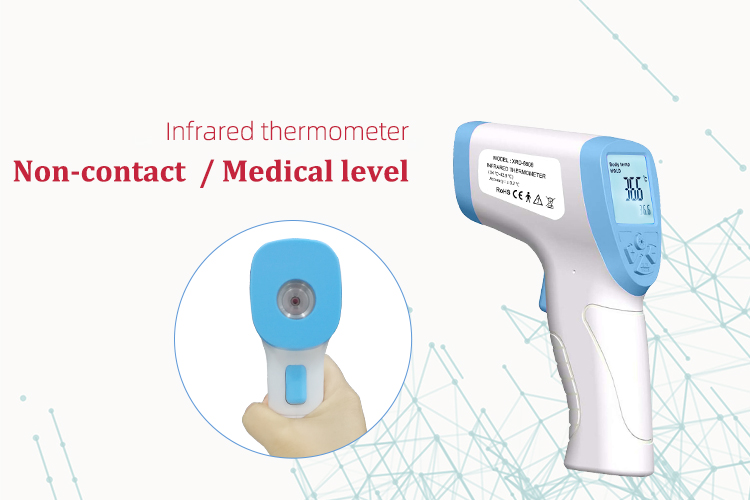 Custom Digital Infrared Thermometer With Temperature Abnormal Alarm