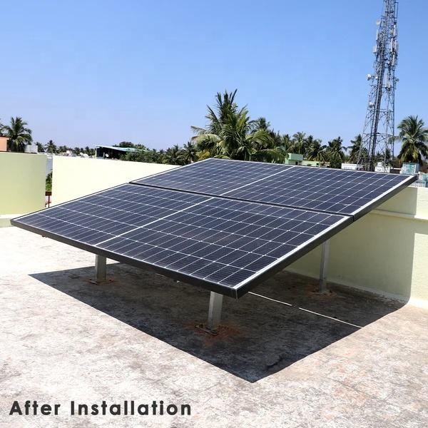 Anodized Aluminium Alloy Solar Panels with 3 Bypass Diodes J-BoX for Monocrystalline