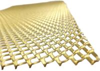 550 mm Brass Diamond Expanded Metal Sheet Painting para decoração
