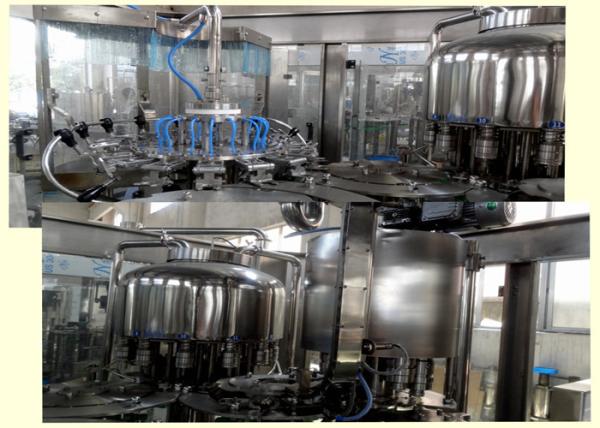 SUS 304 PET / Glass Water Bottle Filling Machine For Non - Carbonated Drink