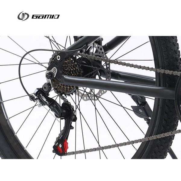 Disc Brake and SHIMANO TZ500-7 Freewheel Bicicletas GOMID Soft Tail Mountainbike Four Link Bisiklet Full Suspension Bike