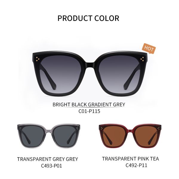 Простая изготовленная на заказ квадратная память высокого полимера солнечных очков ацетата